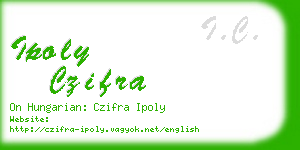 ipoly czifra business card